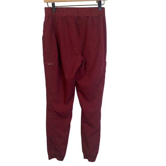 Fabletics All-Shift Scrub Jogger Dark Red Burgundy Mens/Unisex Sz S - Picture 15 of 15